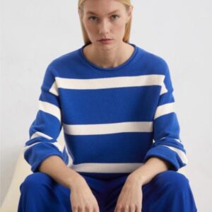 Marc O Polo Dfc Pullover - Striped / Blue