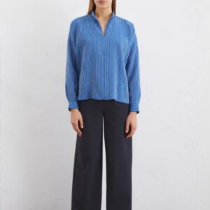 Marc O'Polo Relaxed Striped Blouse With LENZING™ ECOVERO™