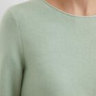 Marc O' Polo Knitted sweater slim made from soft organic cotton - Dusty Mint