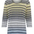 Olsen Hannah Women's Cotton Blouse with Geometric Print - Marina City