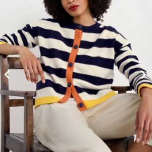 Seasalt Pinwell Striped Cardigan