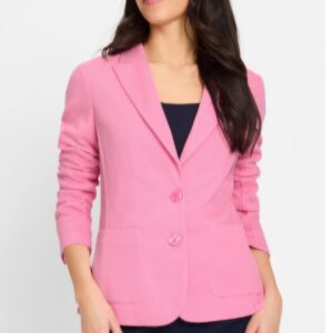 Olsen Pink Women's Blazer