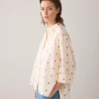 Summum Woman 3D Blouse With Flowers