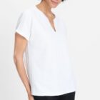 Olsen Cosima Embroidery Cotton Blouse