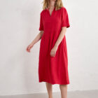 Seasalt Fen Violet Linen Midi Dress
