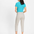 Olsen Mona Slim Light Stone Capri Trousers