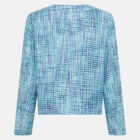 Olsen Aqua Mint Jacket With Breast Pockets