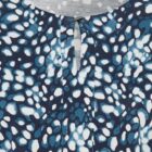 Olsen TENCEL™ Modal Clara Navy Blue Women's Leopard Print Blouse