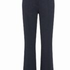 Olsen Elegant Navy Blue Mona Bootcut Trousers for Women – Neo Comfort