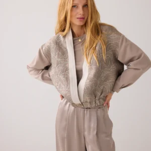 Summum Woman Jacquard/Foam Bomber Jacket