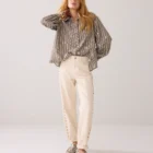 Summum Woman A-line Blouse With Sequins