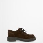 Marc O Polo Derby Lace-Up Made From Soft Suede