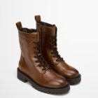 Marc O Polo Lace-Up Boots With Inside Zipper