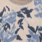 Olsen Beige And Blue Floral Women's Henny Sweater