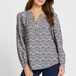 Olsen Women's Shirt With A Geometric Print