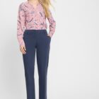 Olsen Lisa Straight Women's Navy Corduroy Pants