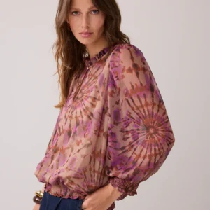 Summum Woman Lined Tie-Dye Top