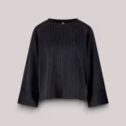 Summum Woman Soft Scuba Pinstripe Top
