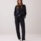 Summum Woman Sporty Trousers With Pinstripe