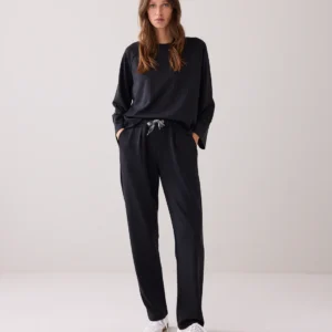 Summum Woman Sporty Trousers With Pinstripe