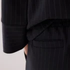 Summum Woman Sporty Trousers With Pinstripe