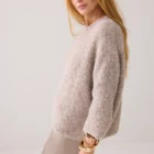 Summum Woman Bouclé Jumper In Alpaca Blend
