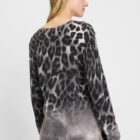 Olsen Henny Sweater With Leopard Pattern