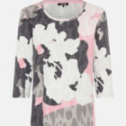 Olsen Hannah Shirt With Panel Print