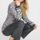 Olsen Hannah Shirt With Leopard Print