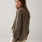 Summum Woman Shiny Top With Bow Fastening
