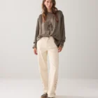 Summum Woman Shiny Top With Bow Fastening