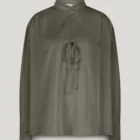 Summum Woman Shiny Top With Bow Fastening