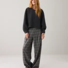 Summum woman Scuba Sweatshirt With Balloon Sleeves