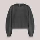 Summum woman Scuba Sweatshirt With Balloon Sleeves