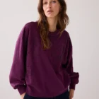 Summum Woman Oversized Hand-Embroidered Jumper