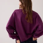 Summum Woman Oversized Hand-Embroidered Jumper