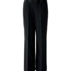 Oui Trousers -Black - 91737