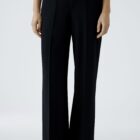 Oui Trousers -Black - 91737