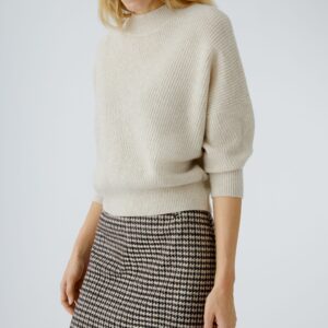 Oui Check Skirt