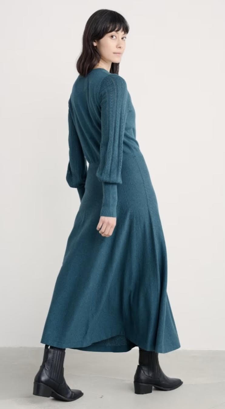 Seasalt Herring Gull Knitted Dress in GOTS-Certified Organic Cotton