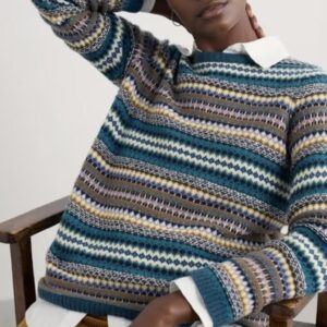 Seasalt Percella Cove Fair Isle Jumper