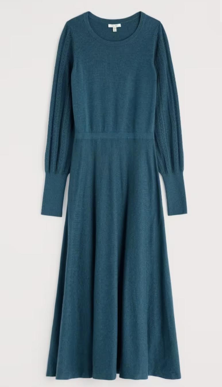 Seasalt Herring Gull Knitted Dress in GOTS-Certified Organic Cotton