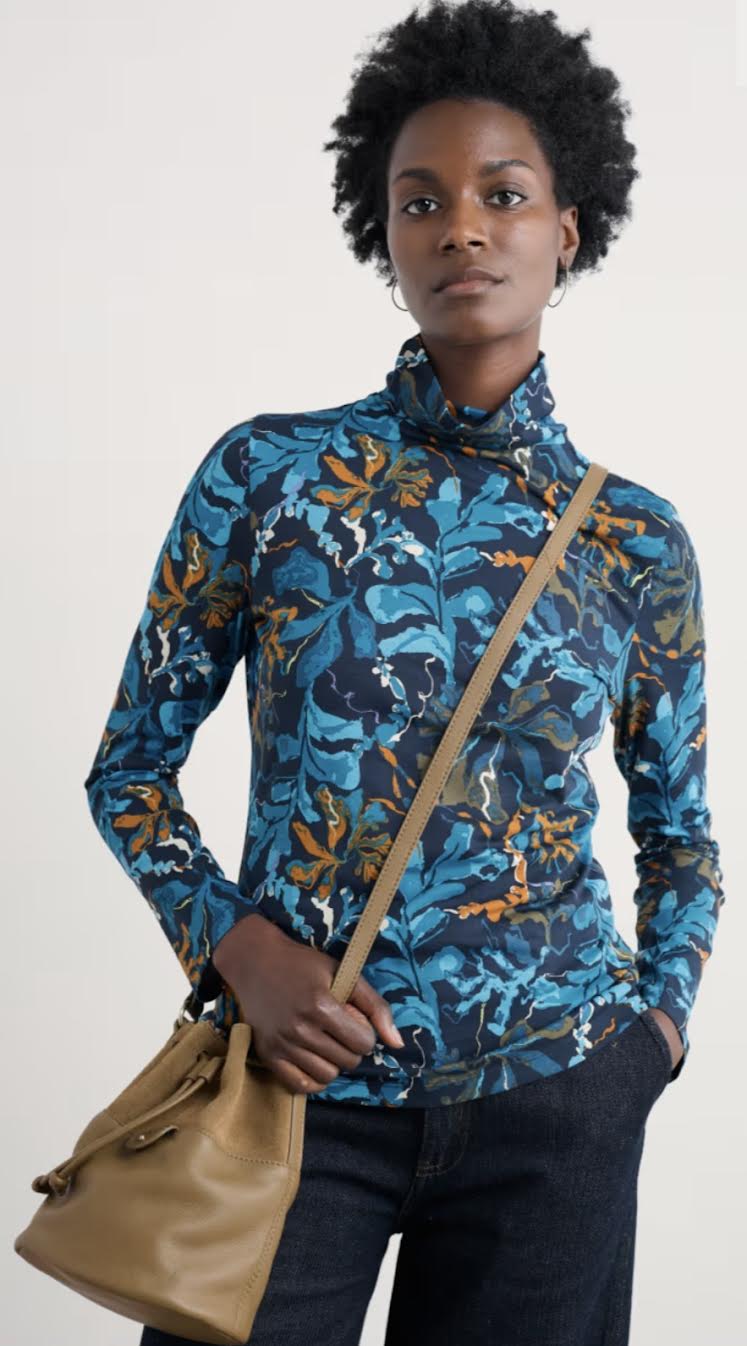 Seasalt Landing Roll Neck Top