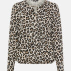 Olsen Clara Shirt With All-Over Leopard Print