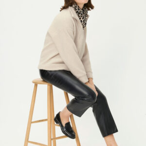 Olsen Cora Jersey Faux Fur Sweatshirt