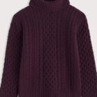 Seasalt Pine Forest Cable Knit Merino Jumper