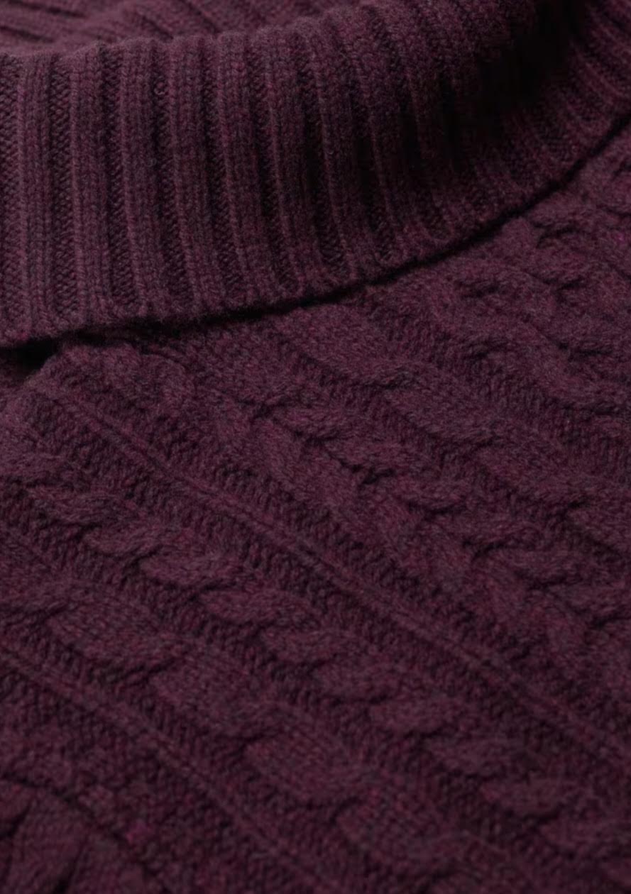 Seasalt Pine Forest Cable Knit Merino Jumper