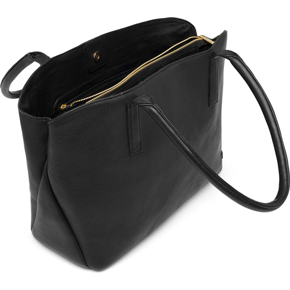 Depeche Timeless Shopper Bag In Soft Leather Quality / 16012