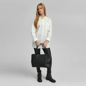 Depeche Timeless Shopper Bag In Soft Leather Quality / 16012