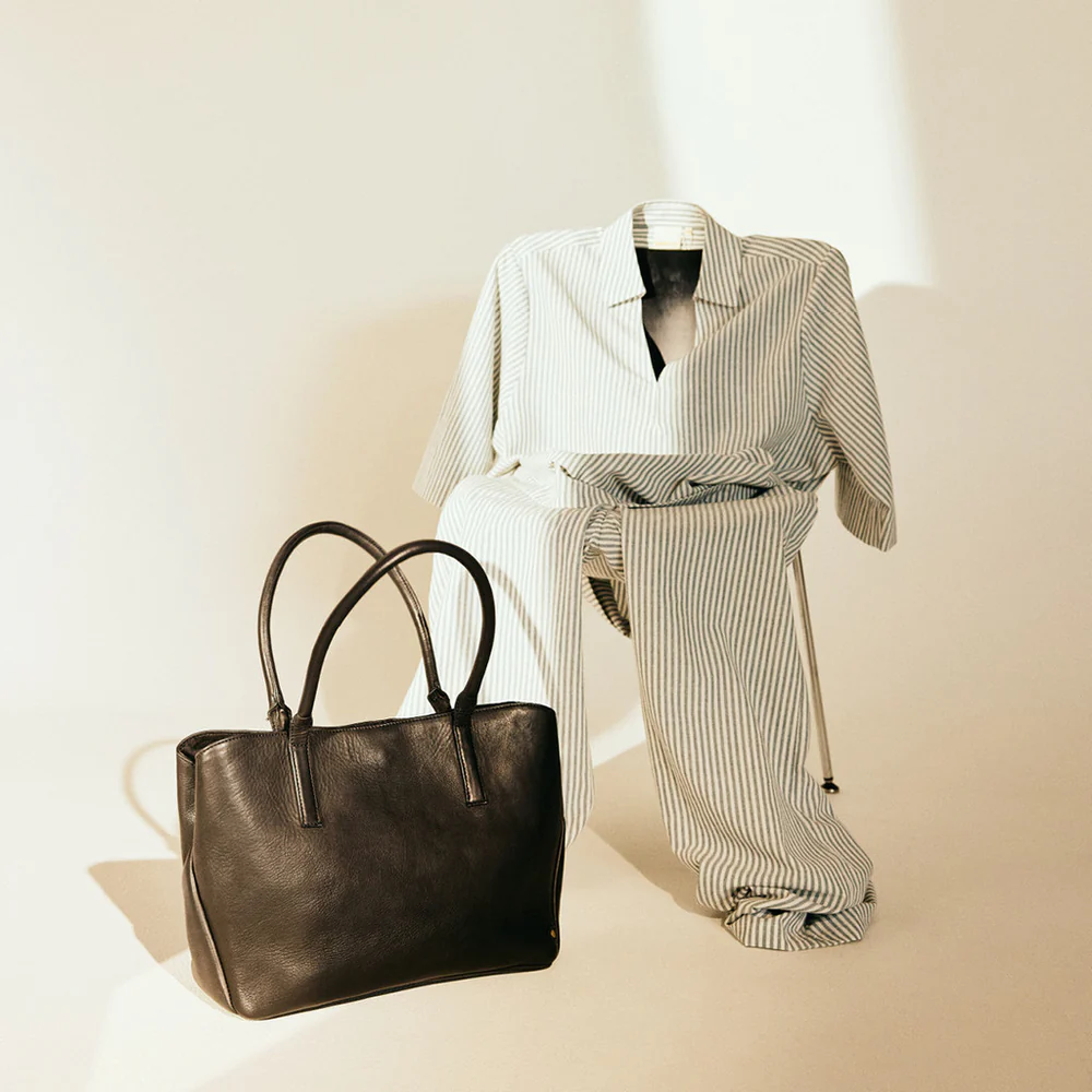 Depeche Timeless Shopper Bag In Soft Leather Quality / 16012